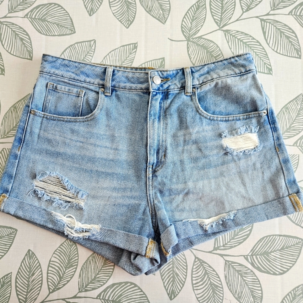 PACSUN Mom Short Denim Distressed Women's‎ Shorts Size 30
